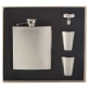 EG0168 Piersiwka stalowa z 2 kieliszkami SANDVIKEN 170 ml