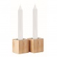 MO6320 Stojak bambusowy z 2 świecami