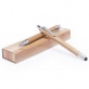 V1775 Zestaw piśmienny, bambusowy długopis i ołówek mechaniczny