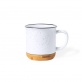 V9935 Kubek ceramiczny 330 ml z bambusowym elementem