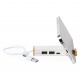 V2006 Hub USB i USB typu C ze zrecyklingowanych kartonikw po mleku