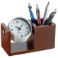 MA22918 Aluminiowy zegar biurkowy z organizerem