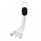 P302073 Kabel do �adowania 4 w 1 z karabi�czykiem