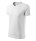 AD102_W V-neck koszulka unisex ADLER biała
